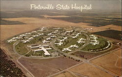 Porterville State Hospital California Postcard Postcard