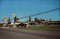 Golden Key Motel, signs, exterior Auburn, CA Postcard Postcard