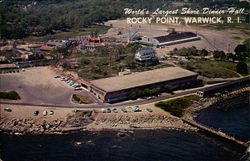 The World's Larges Shore Dinner Hall Warwick, RI Postcard Postcard