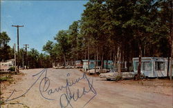 Jackson's Trailer Park Indian River, MI Postcard Postcard