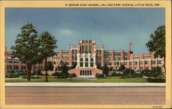 Senior High School, 14th and Park Avenue Little Rock Arkansas