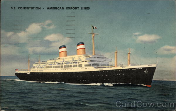 S.S. Constitution - American Export Lines Boats, Ships