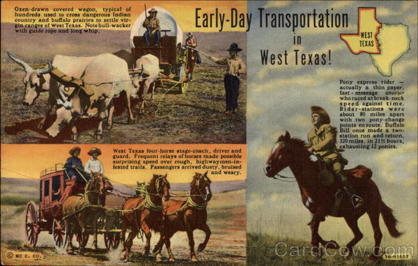 Early-Day Transportation in West Texas!