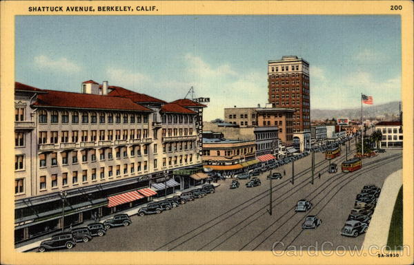 Shattuck Avenue, Berkeley, Calif California