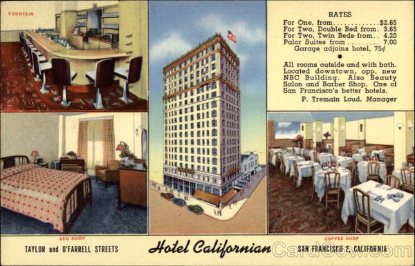 Hotel California San Francisco
