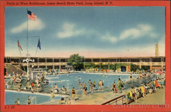 Pools at West Bathhouse, Jones Beach State Park Wantagh New York