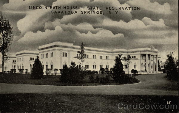 Lincoln Bath House - State Reservation Saratoga Springs New York