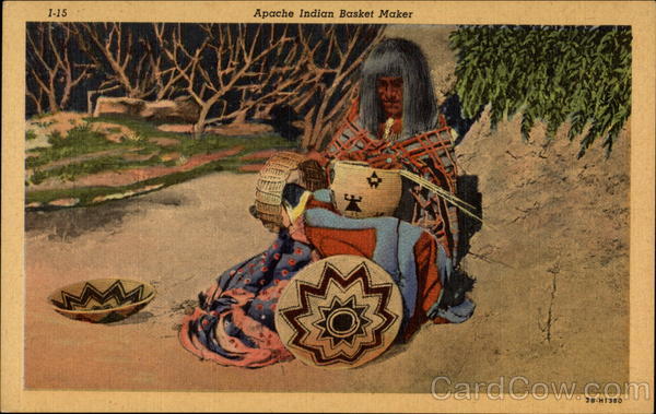 Apache Indian Basket Maker Arizona Native Americana