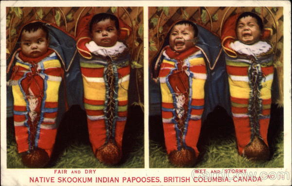 Native Skookum Indian Papooses British Columbia Canada