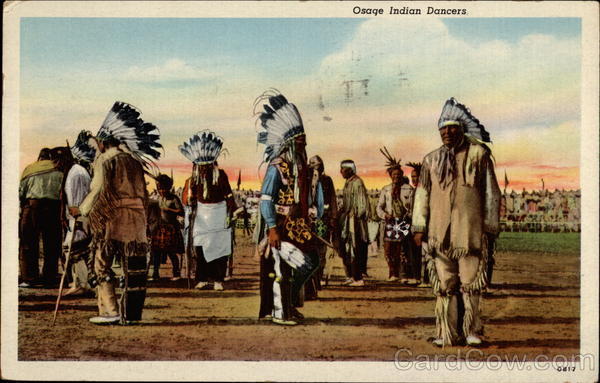 Osage Indian Dancers Native Americana