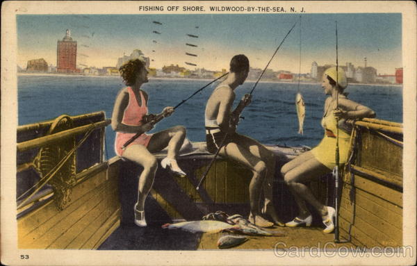 Fishing Off Shore Wildwood-By-The-Sea New Jersey