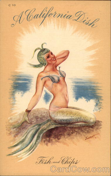 A California Dish - Fish & Chips Swimsuits & Pinup