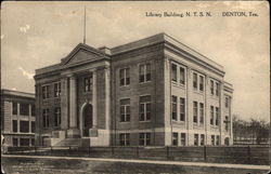 Library Building, N. T. S. N Denton, TX Postcard Postcard