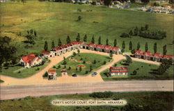 Terry's Motor Court Fort Smith, AR Postcard Postcard