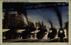 Railroad Center of the World Postcard