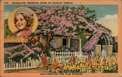 Bungalow Dressing Room of Shirley Temple Postcard