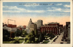 View From Lafayette Square Postcard