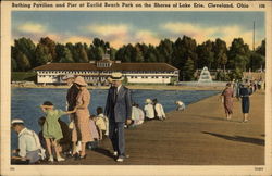 Euclid Beach park Postcard