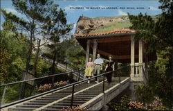 Stairway to Mount La Grange Red Wing, MN Postcard Postcard