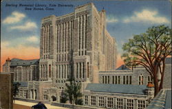 Sterling Memorial Library, Yale University Postcard