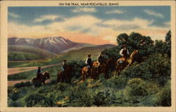 On the Trail, Near Pocatello, Idaho Postcard
