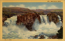Twin Falls Idaho Postcard Postcard