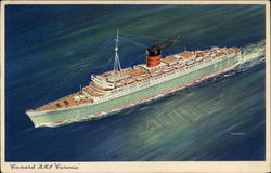 Cunard RMS "Caronia" Cruise Ships Postcard Postcard