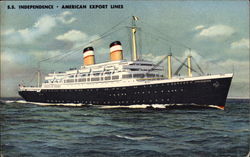 S.S. Independence Postcard