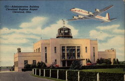 Administration Building, Cleveland Hopkins Airport Postcard