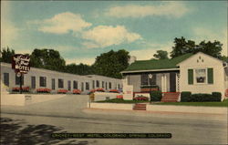Cricket - West Motel Colorado Springs, CO Postcard Postcard