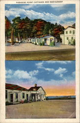 Paradise Point Cottages and Restaurant Gulfport, MS Postcard Postcard