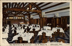 Old Heidelberg Restaurant Milwaukee, WI Postcard Postcard