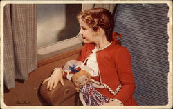 In Flight, Route of the Flagships Postcard