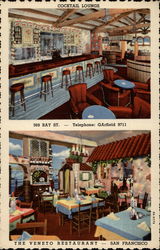 The Veneto Restaurant Postcard