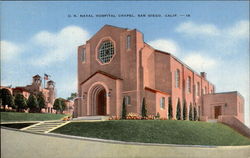 U. S> Naval Hospital Chapel Postcard