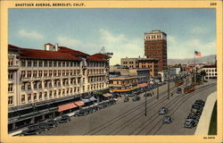 Shattuck Avenue, Berkeley, Calif California Postcard Postcard