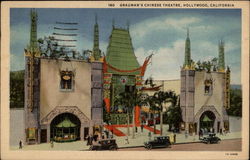 160 - Grauman's Chinese Theatre Postcard
