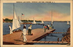 Onondaga Lake Marina Postcard