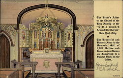 The Bride's Altar New York City, NY Postcard Postcard