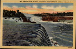 General View, Niagara Falls From Prospect Point Postcard