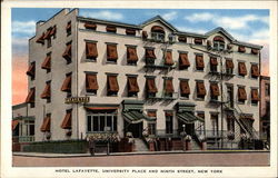 Hotel Lafayette, University Place and Ninth Street, New York Postcard Postcard