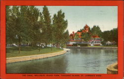 The Canal, Wellesley Island Farm, Thousand Islands, St. Lawrence River Postcard