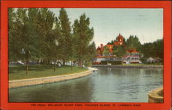 The Canal, Wellesley Island Farm, Thousand Islands, St. Lawrence River Ontairo, Canada Misc. Canada Postcard Postcard