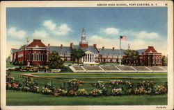 Senior High School Port Chester, NY Postcard Postcard