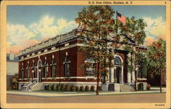 U.S. Post Office Hudson, NY Postcard Postcard