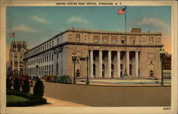 United States Post Office Syracuse, NY Postcard Postcard