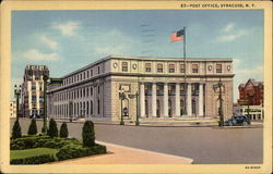 Post Office Syracuse, NY Postcard Postcard