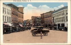 First Street Fulton, NY Postcard Postcard