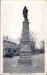 Indian Monument Painted Post, NY Postcard Postcard