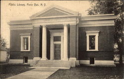 Public Library Postcard